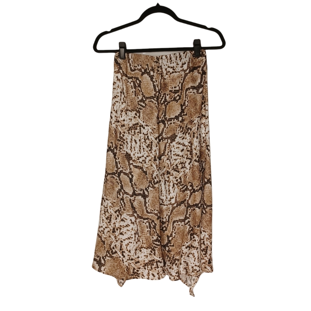 Code X Mode Snakeskin Print Asymmetrical Ruffle H… - image 6